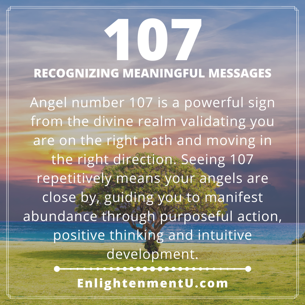 angel numbers 107