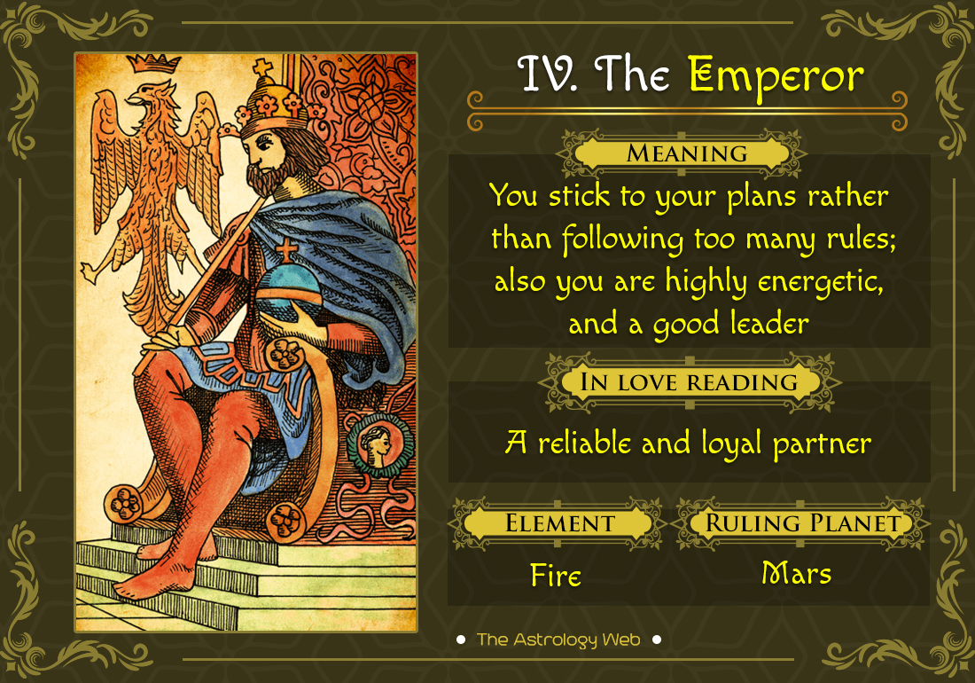 emperor in love tarot