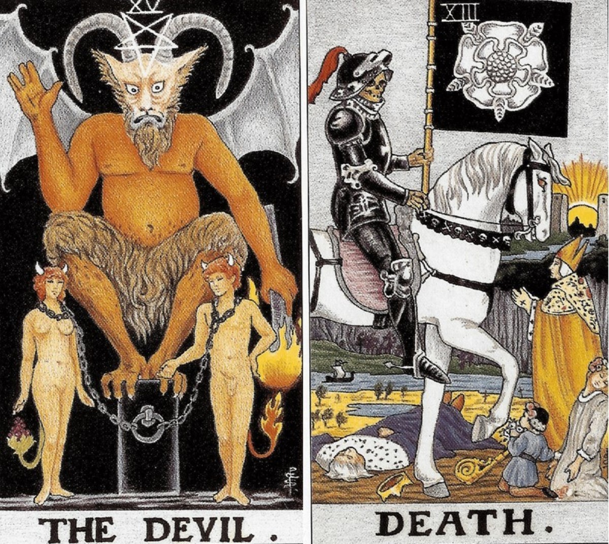 Exploring the Deep Meaning of the Death and The Devil Tarot Combination