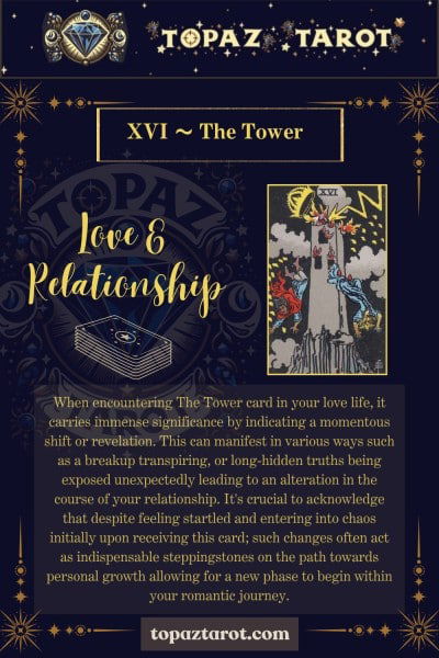 The Tower Tarot Love Insight: Understanding Breakups and Transformations in Romance