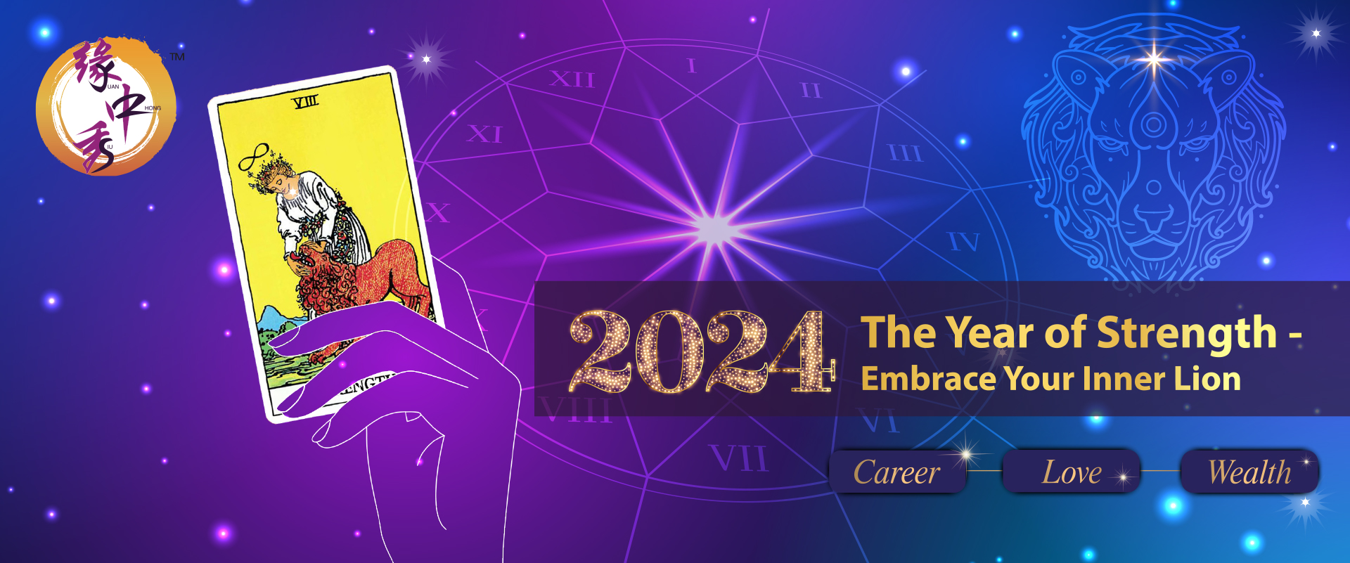 Strength Tarot Year Card: Embrace 2024 with Courage and Passion