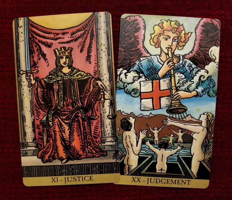 Understanding the Power of Justice and Judgement Tarot Cards Together