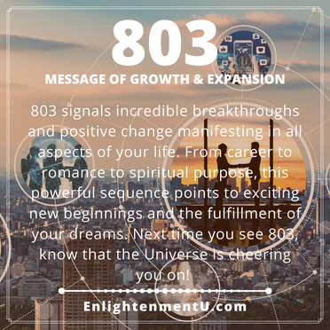 Unveiling the Meaning of 803 Angel Number: Embrace Your Life Path