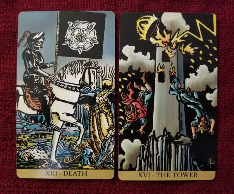 Understanding the Death and Tower Tarot Combination: Meaning and Interpretation