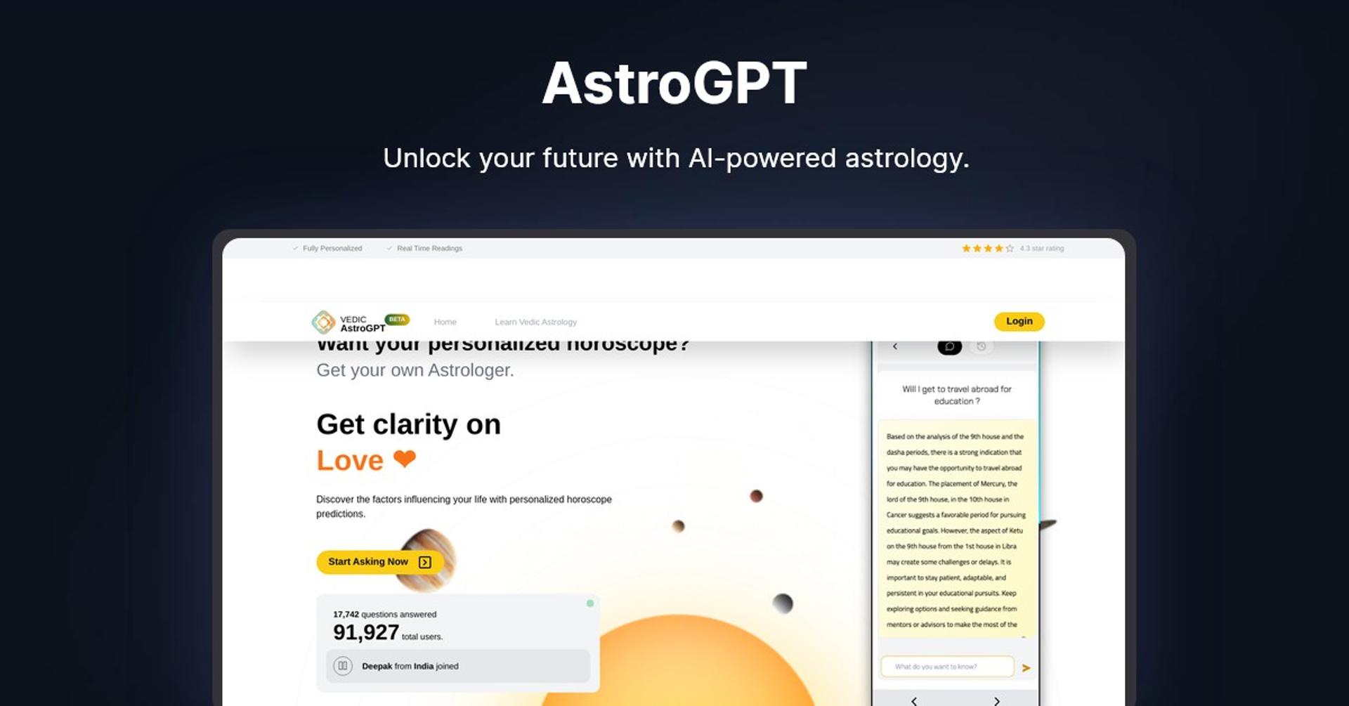 Unlock Your Future with Astrology AI Chatbot for Customized Readings