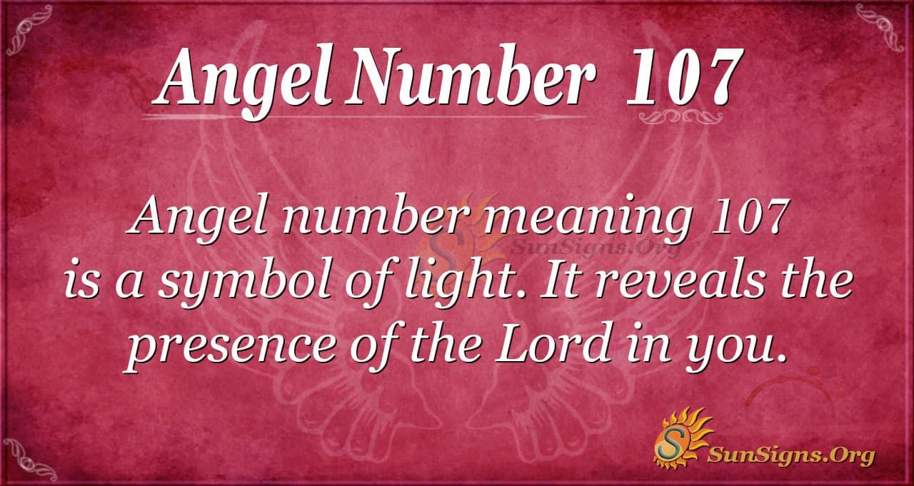 angel numbers 107