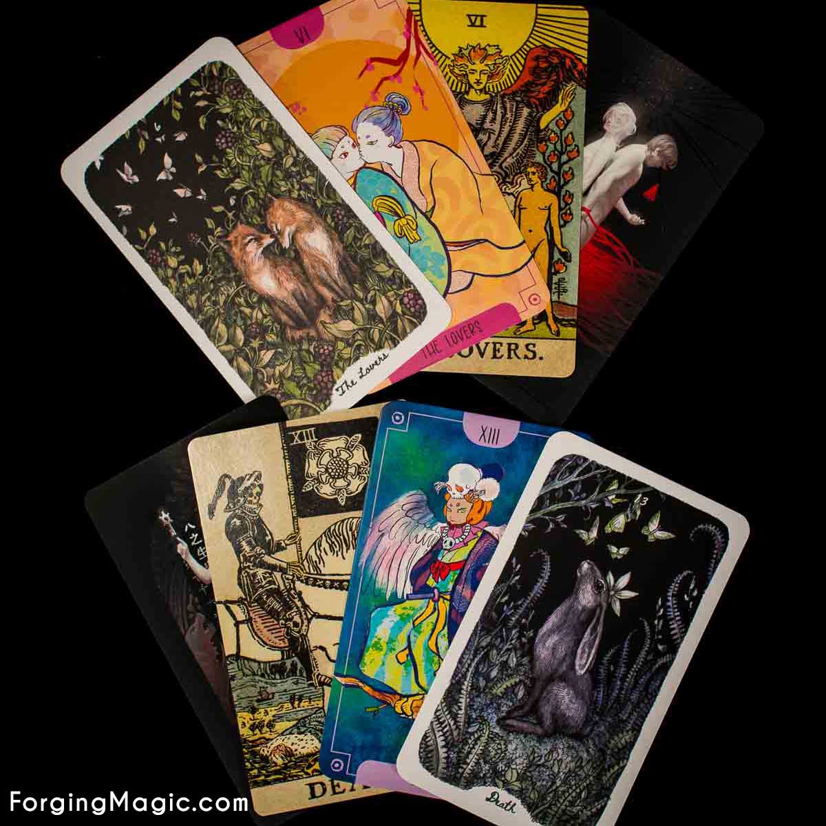 The Death and Lovers Tarot Cards: Symbolism of Love and Endings