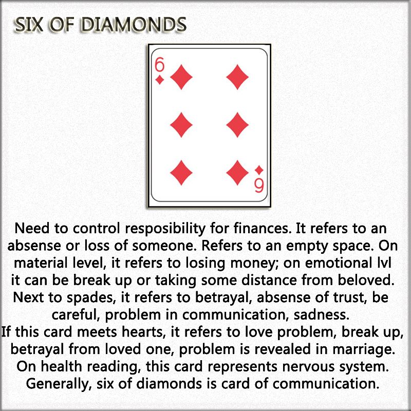 Easy Guide to Six of Diamonds Tarot Meanings and Symbolism