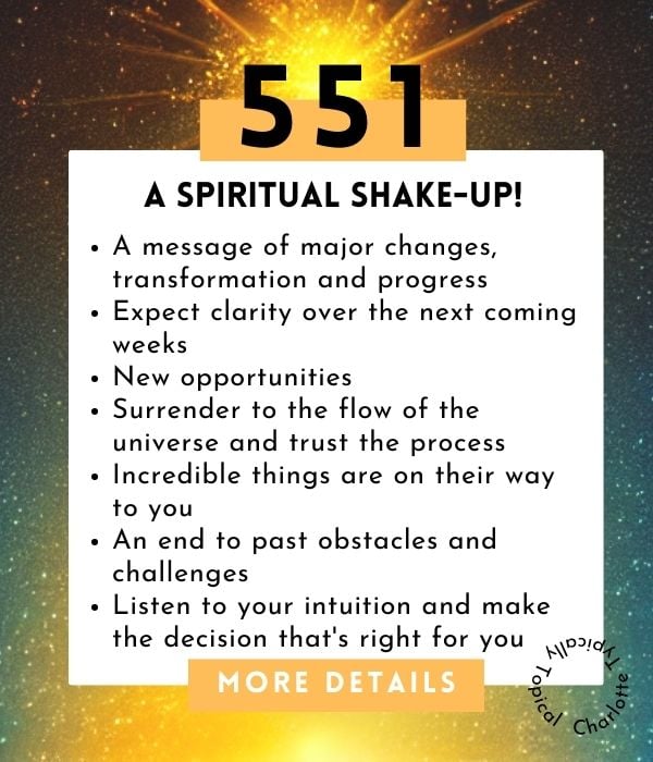 551 Angel Number Meaning: Transformation in Your Twin Flame Journey